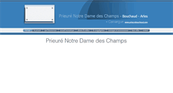 Desktop Screenshot of prieurebouchaud.com