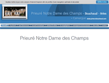 Tablet Screenshot of prieurebouchaud.com
